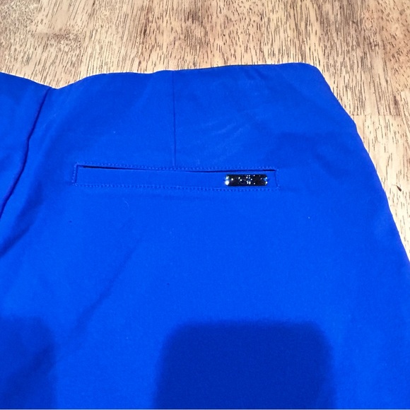 Calvin Klein Royal Blue Tapered Leg Ankle Length Women’s Pants Size 12 - Picture 4 of 8